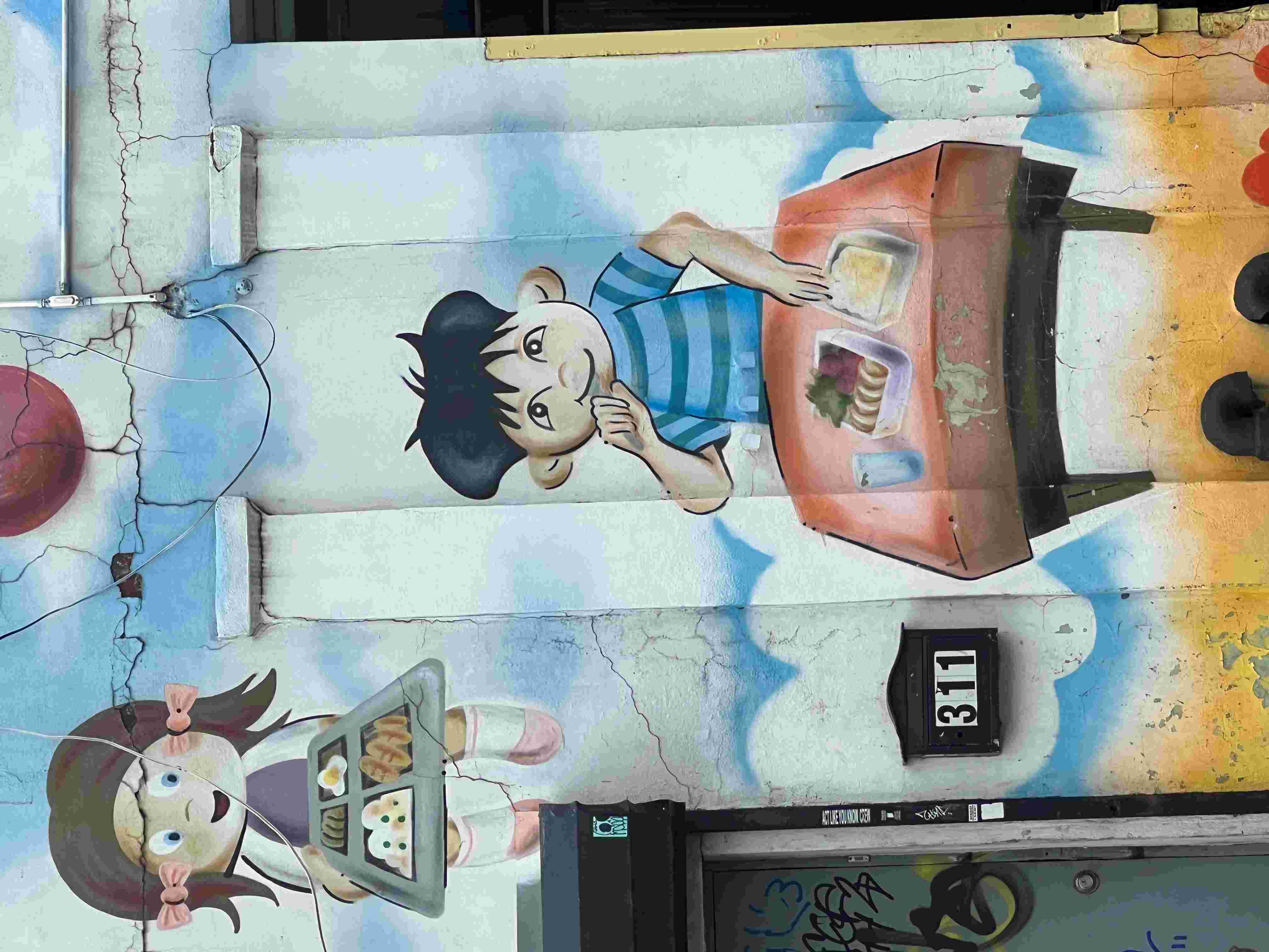 love Graffiti Art school kids